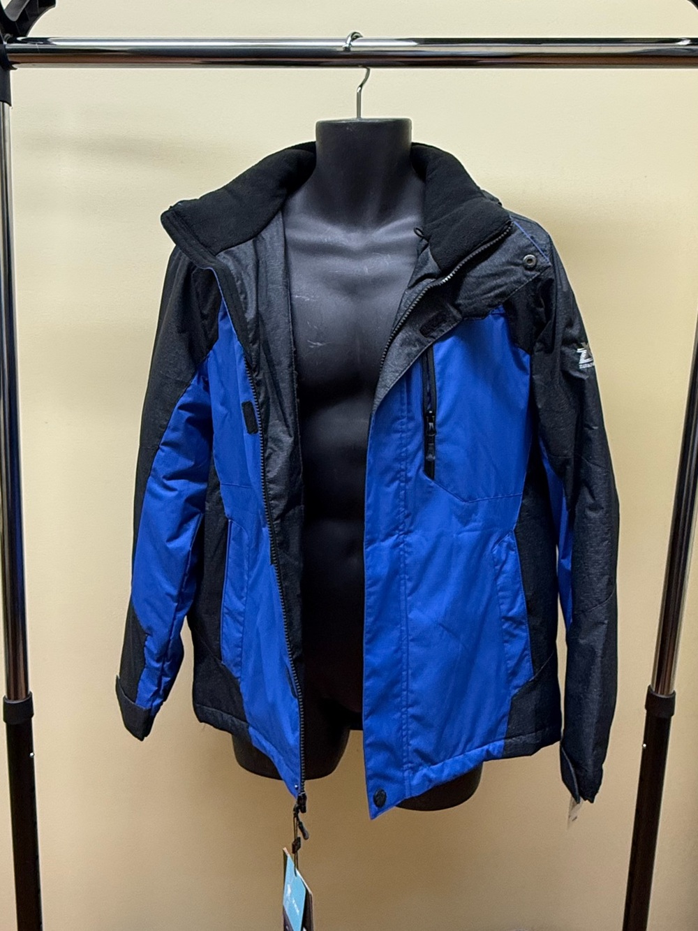 ZeroXposur Blue and Black Jacket For All Outdoor Activities